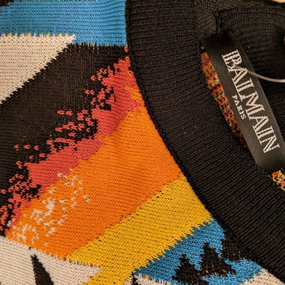 Balmain women's long sleeve dress in size 36 - Picture 4 of 14